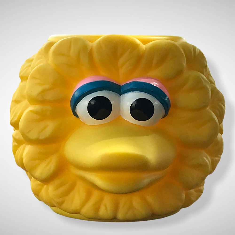 Sesame Street Big Bird Plastic Mugs (2)